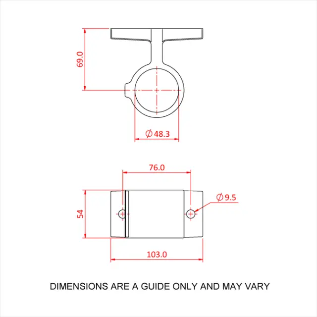 Doughty T194055 Support Bracket SUPPORT BRACKET 