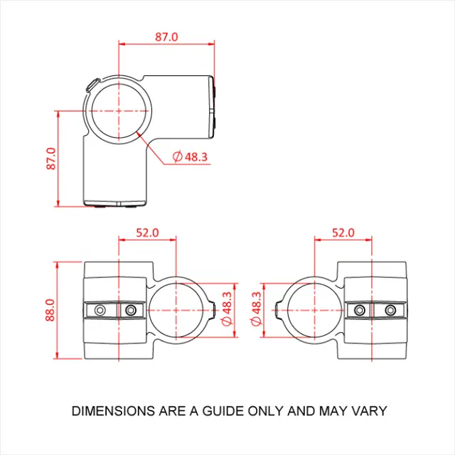 Doughty T194102 Rackmaster Centre RACKMASTER CENTRE FITTING 