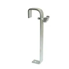 Doughty T2010501 HOOK CLAMP 50mm SINGLE ENDED 225MM CTRS (25 x 6 flat) (Black)