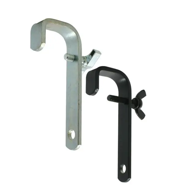 Doughty T2010701 HOOK CLAMP 50mm Straight back (Black) 