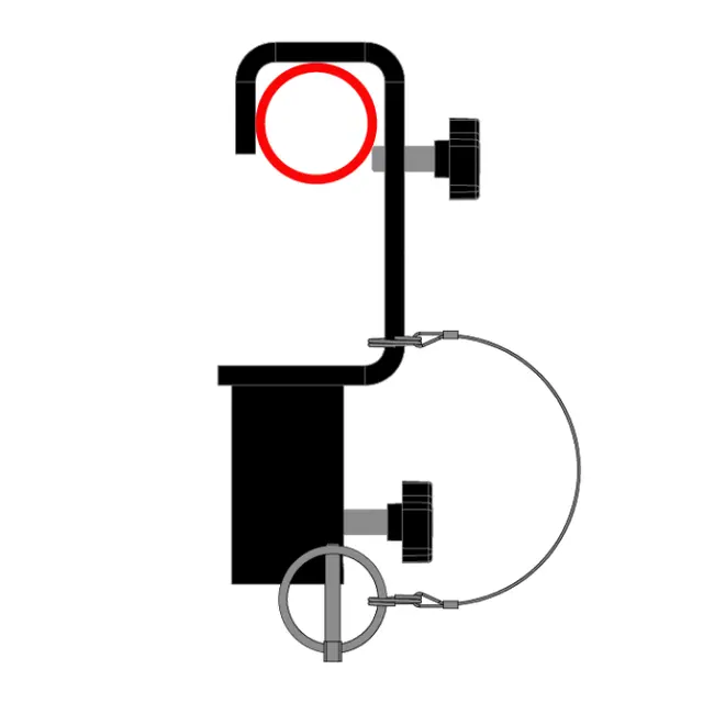 Doughty T20900 Hook Clamp 48mm for 28mm spigot 