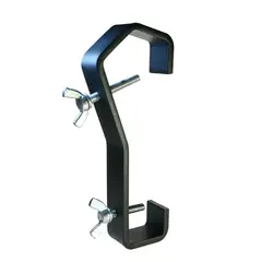 Doughty T20910 HOOK CLAMP DOUBLE ENDED (to suit 51mm / 65mm) (Black)