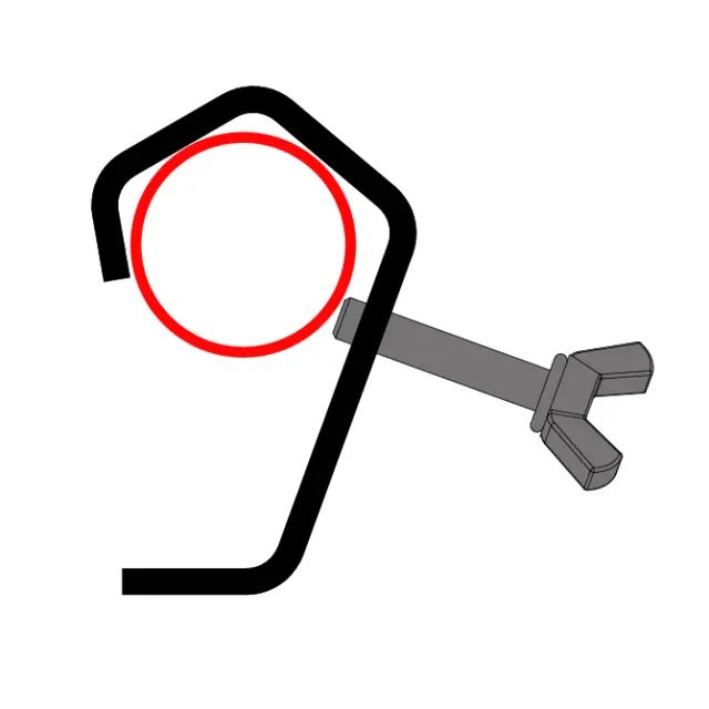 Doughty T21100 HOOK CLAMP UNIVERSAL 20-50mm 