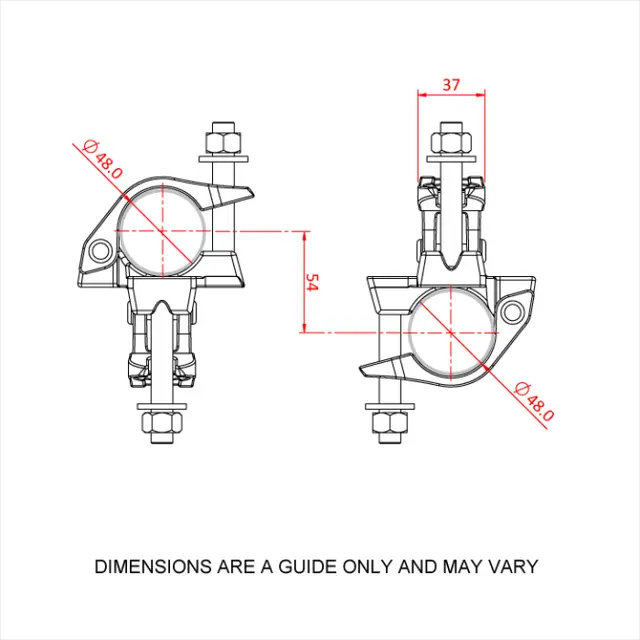 Doughty T24901 DROP FORGED DOUBLE COUPLER 