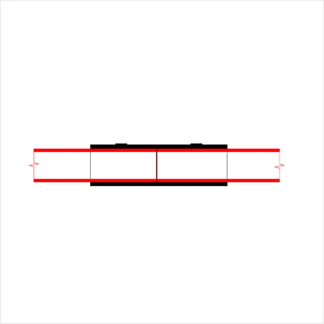Doughty T25108 SCAFFOLD SOLID TUBE JOINER (48mm) 
