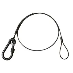 Doughty T2841001 20Kg sikkerhets wire 2mm x 600mm long with M6 Carbine