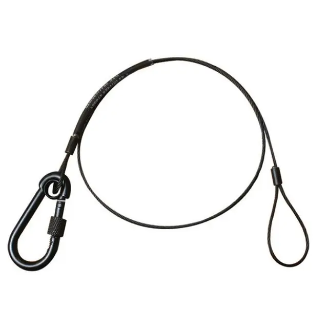 Doughty T2841001 20Kg sikkerhets wire 2mm x 600mm long with M6 Carbine 