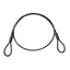 Doughty T2849001 sikkerhetswire 3mm 60cm 100kg uten krok bruk (T23490)