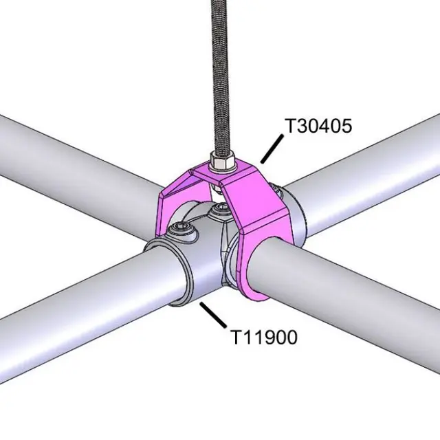 Doughty T30405 GRID HANGER (bzp) 