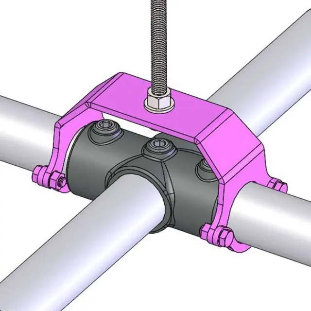 Doughty T30415 DEMOUNTABLE GRID HANGER (Black) 