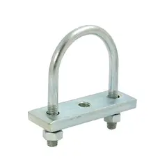 Doughty T32400 32mm "U" BOLT &amp; M10 THREADED PLATE