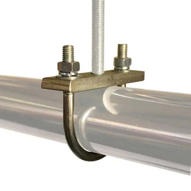 Doughty T33500 48mm "U" BOLT & M12 THREADED PLATE 