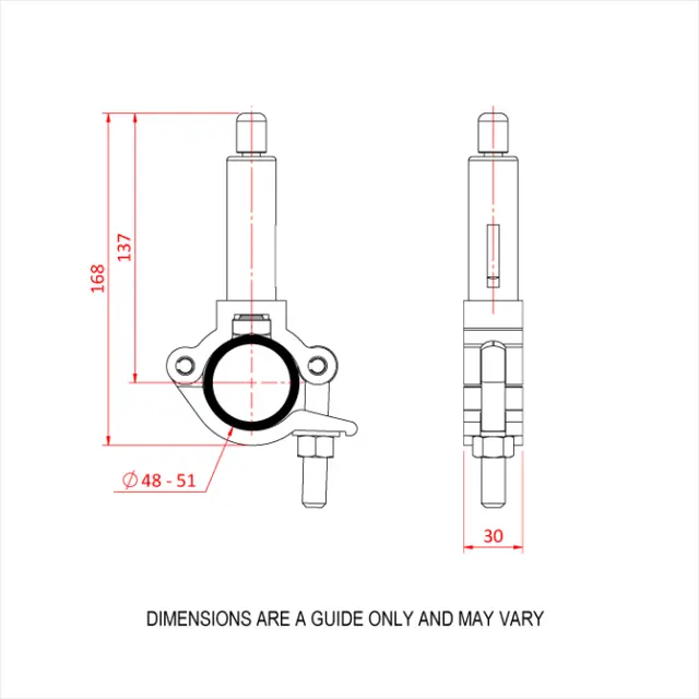 Doughty T37654 Reutlinger Type 50SVII W/T58081 Clamp (WS) 