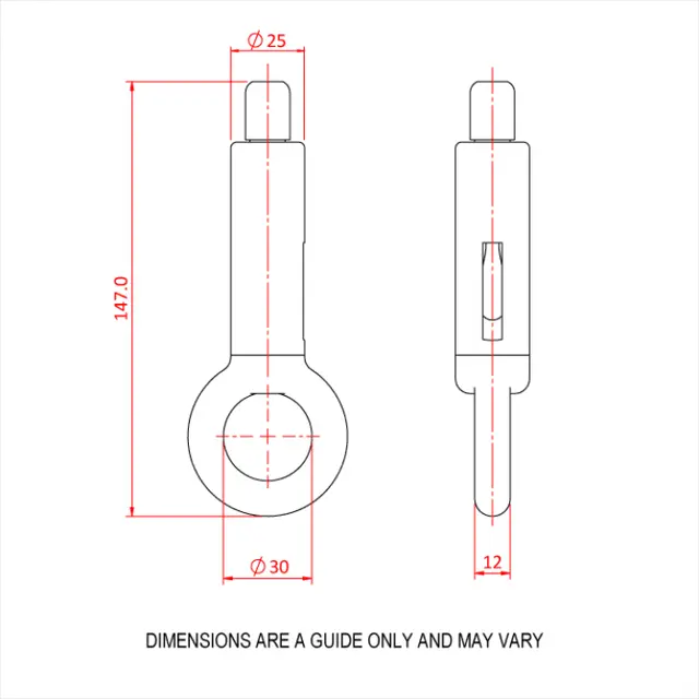 Doughty T37656 Reutlinger 50Sv Ii Zw 50Sv Ii Zw + Ring 4Mm-80Kg 5Mm-130Kg 