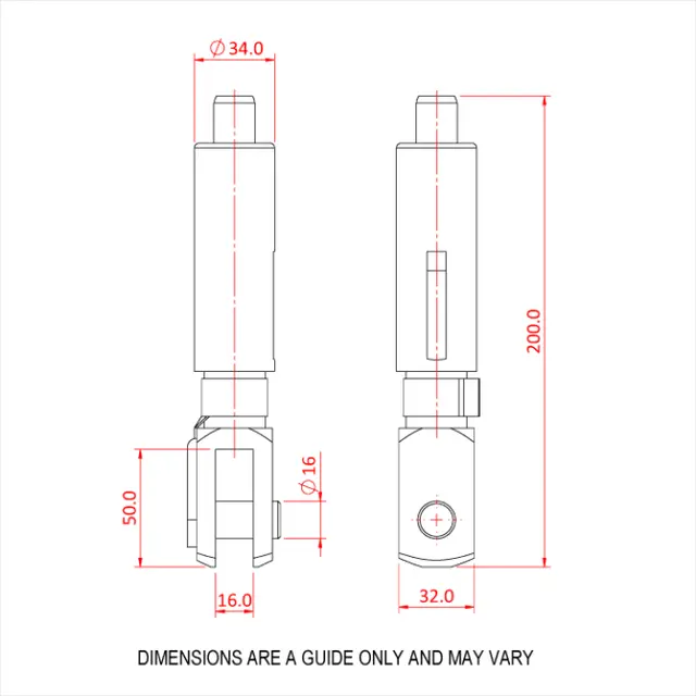 Doughty T37665 Reutlinger 66Sv Ii Zw 66Sv Ii Zw + Fork 6Mm-190Kg 6.35Mm-210Kg 