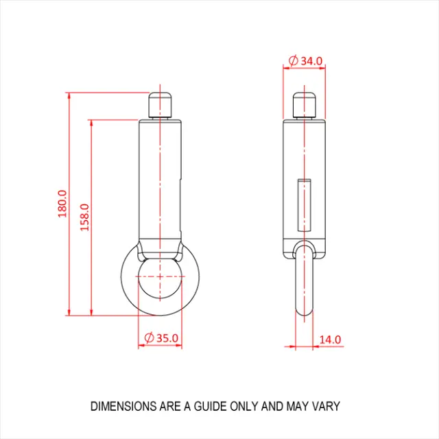 Doughty T37666 Reutlinger 66Sv Ii + Ring 66Sv Ii + Ring 6Mm-190Kg 6.35Mm-210Kg 