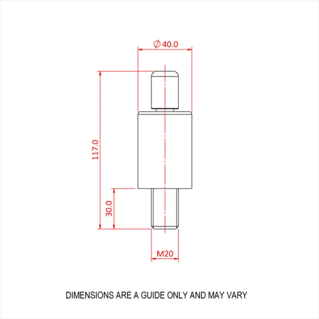 Doughty T37680 Reutlinger 80Sv Ii M20 80Sv Ii M20 (6Mm - 190Kg) (8Mm - 330Kg) 