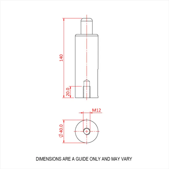 Doughty T37683 Reutlinger 80Sv Ii Zw 80Sv Ii Zw M12I 6Mm-190Kg 8Mm-330Kg 