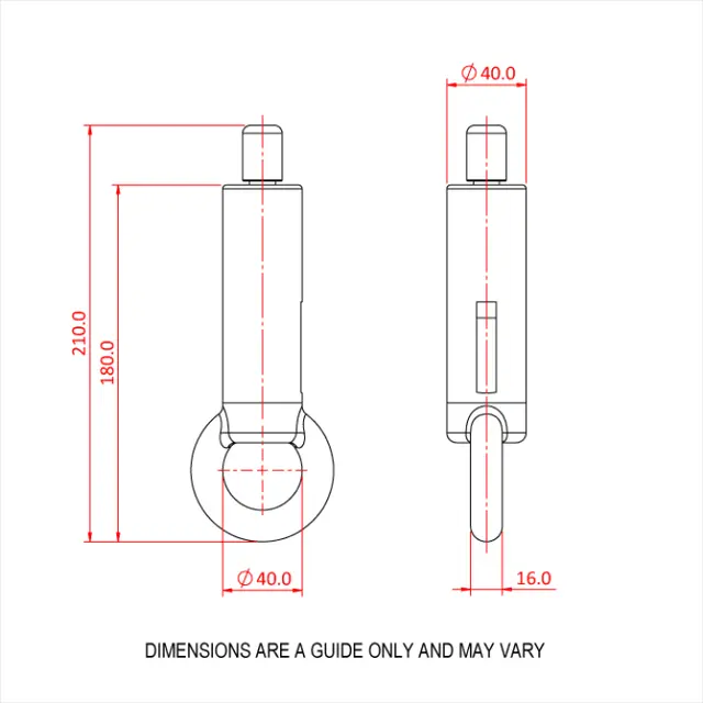 Doughty T37686 Reutlinger 80Sv Ii + Ring 80Sv Ii + Ring  6Mm-190Kg 8Mm-330Kg 