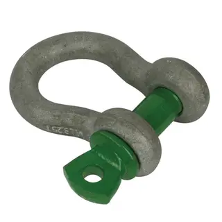 Doughty T39201 Bow Shackle 8Mm Bow Shackle 8Mm (Green Pin) WLL 500 Kg