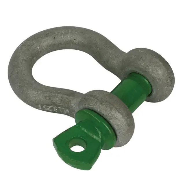 Doughty T39201 Bow Shackle 8Mm Bow Shackle 8Mm (Green Pin) WLL 500 Kg 