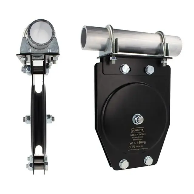 Doughty T42850 Pulley (Quin Sheave) 150Mm St. Pulley (Quin Sheave) (Rope) 