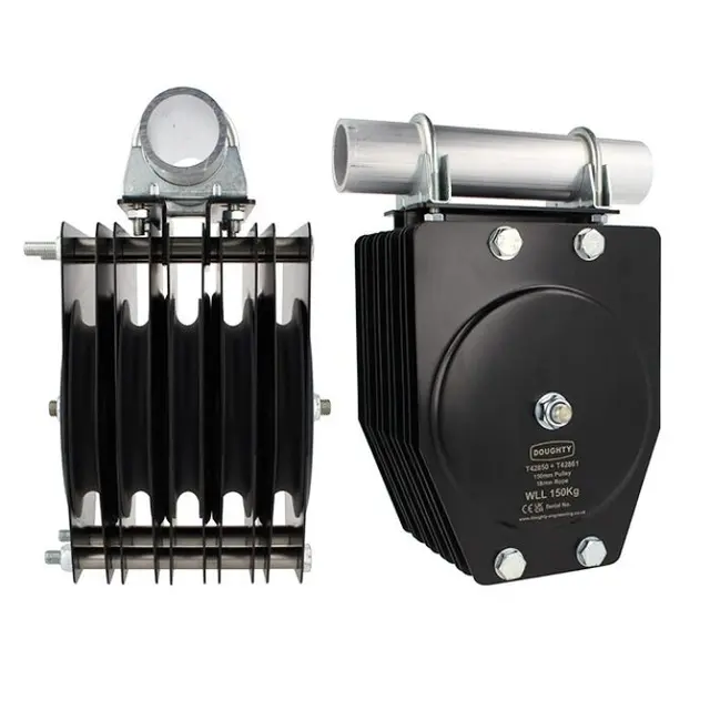 Doughty T42850 Pulley (Quin Sheave) 150Mm St. Pulley (Quin Sheave) (Rope) 
