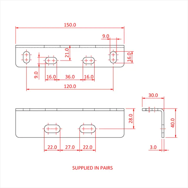 Doughty T42861 Multifix Brackets "U" Multifix Brackets (B) With "U" Bolts Pp 
