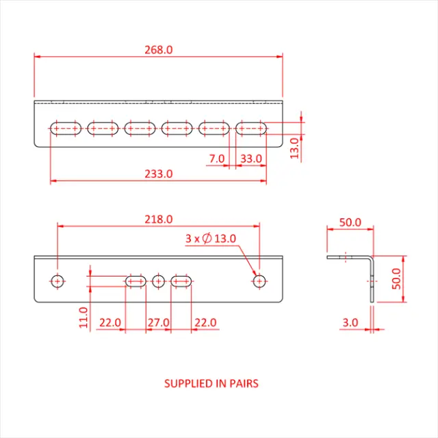 Doughty T42886 Multibeam/Gird. (G) Multibeam/Girder (G) Ang. Bra. 150-300Mm 