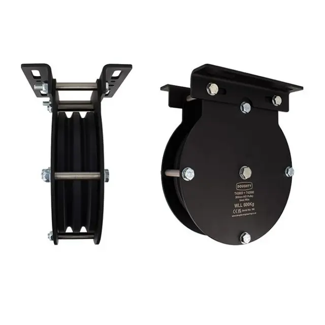 Doughty T42921 Pulley S/S (Wire Rope) 200Mm H/D Pulley S/S (Wire Rope) 