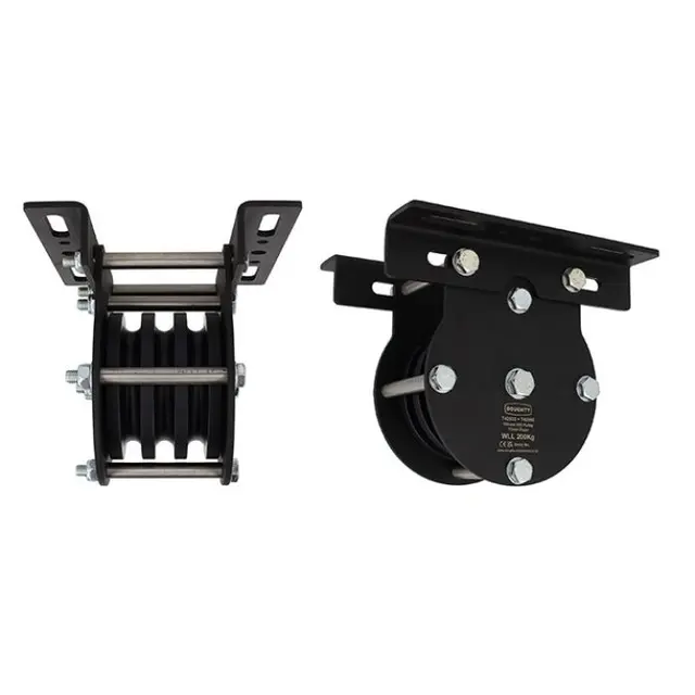 Doughty T42932 Pulley (Double Sheave) 100Mm H/D Pulley (Double Sheave) (Rope) 