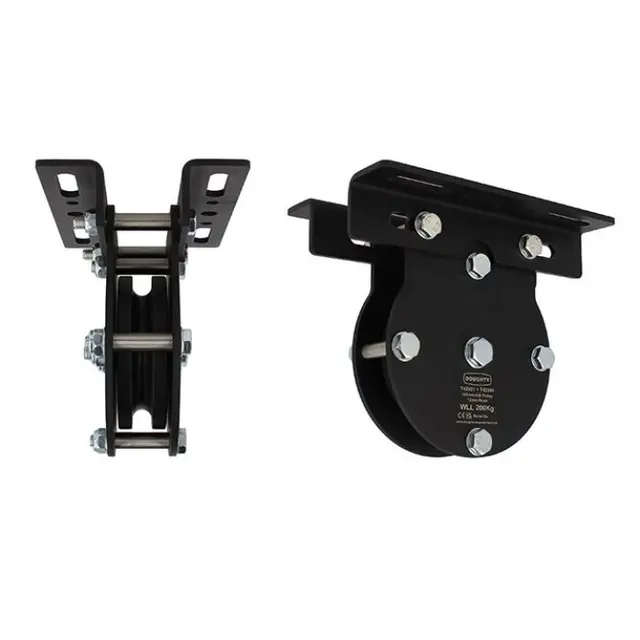 Doughty T42933 Pulley (Triple Sheave) 100Mm H/D Pulley (Triple Sheave) (Rope) 