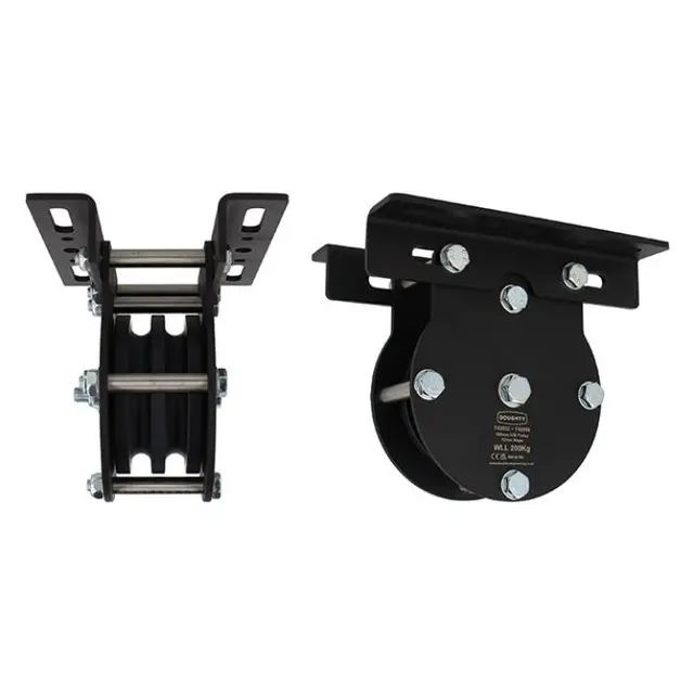 Doughty T42933 Pulley (Triple Sheave) 100Mm H/D Pulley (Triple Sheave) (Rope) 