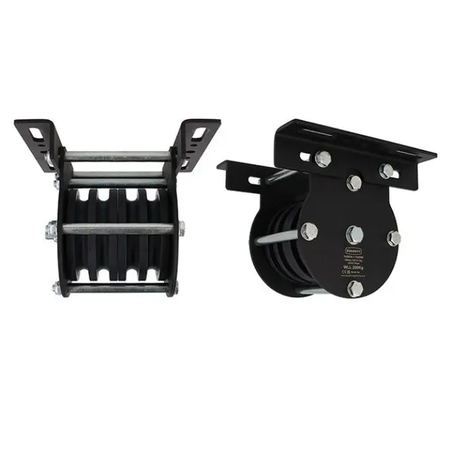 Doughty T42933 Pulley (Triple Sheave) 100Mm H/D Pulley (Triple Sheave) (Rope) 