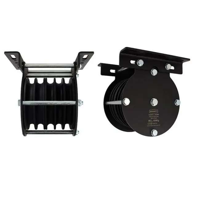 Doughty T42942 Pulley (Double Sheave) 150Mm H/D Pulley (Double Sheave) (Rope) 