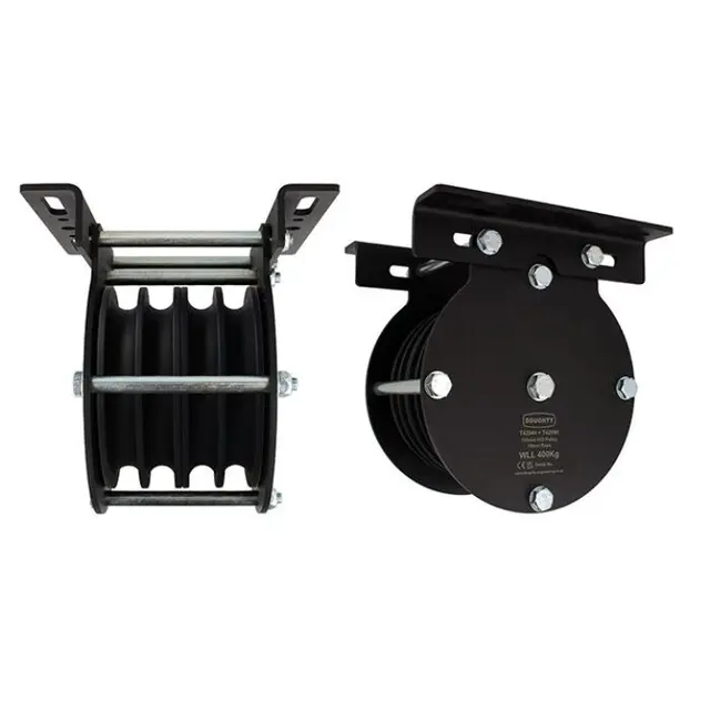 Doughty T42945 Pulley (Quin Sheave) 150Mm H/D Pulley (Quin Sheave) (Rope) 