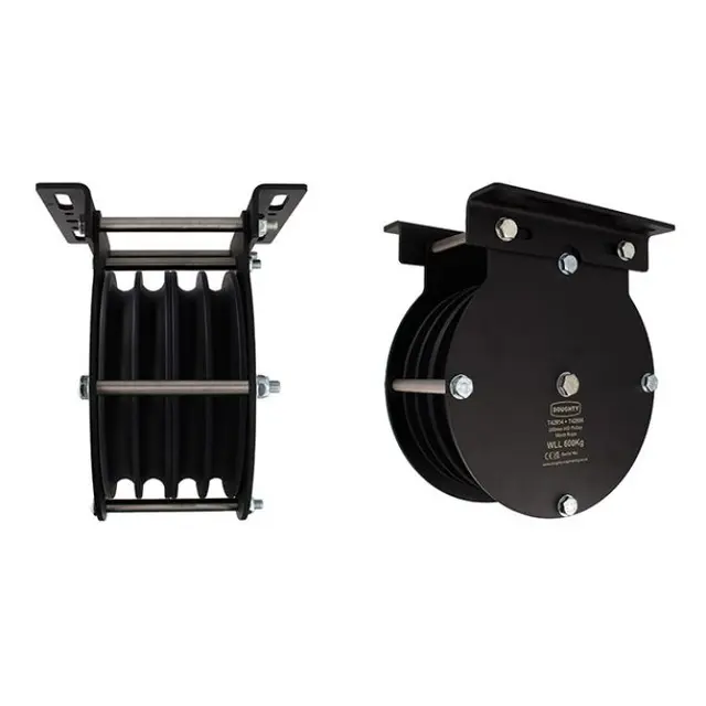 Doughty T42952 Pulley (Double Sheave) 200Mm H/D Pulley (Double Sheave) (Rope) 