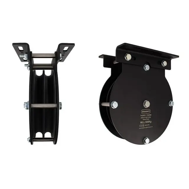 Doughty T42954 Pulley (Quad Sheave) 200Mm H/D Pulley (Quad Sheave) (Rope) 