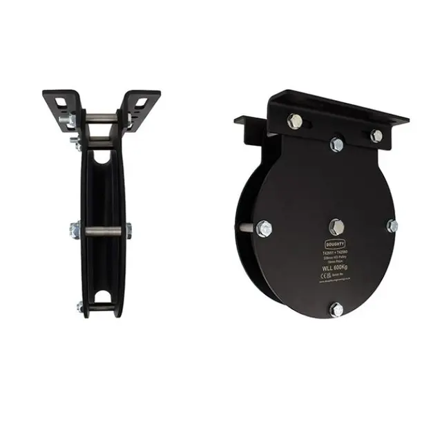 Doughty T42955 Pulley (Quin Sheave) 200Mm H/D Pulley (Quin Sheave) (Rope) 