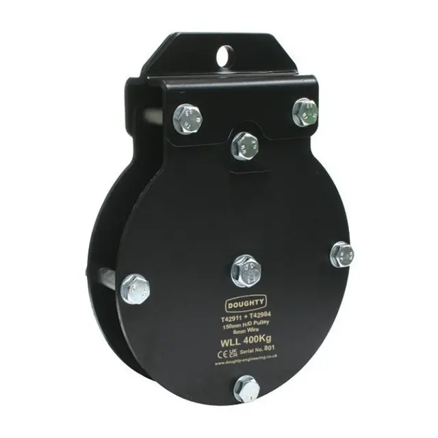 Doughty T42987 200Mm Single H/D Pulley 200Mm Single H/D Pulley Awning 