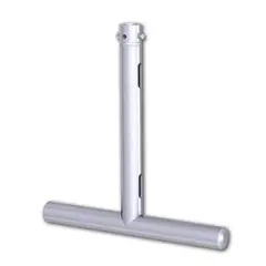 Doughty T45766 MRS Drop arm T stykke 500mm ( Black)