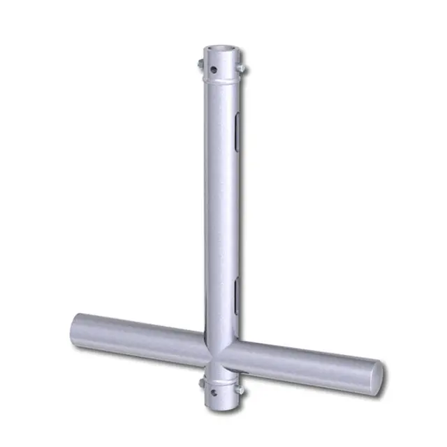 Doughty T45768 MRS Drop arm T stykke gjennomgående 500mm (Black) 