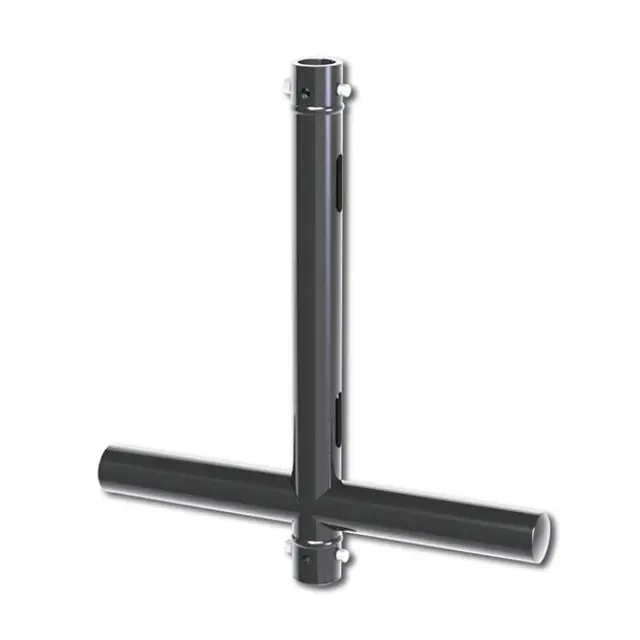 Doughty T45768 MRS Drop arm T stykke gjennomgående 500mm (Black) 