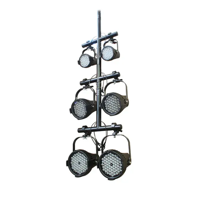 Doughty T45768 MRS Drop arm T stykke gjennomgående 500mm (Black) 