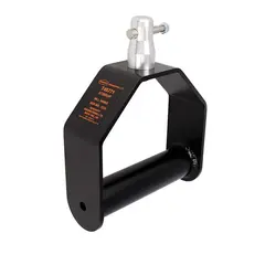 Doughty T45771 MRS Drop arm Stirrup with half connector and pin ( Black)