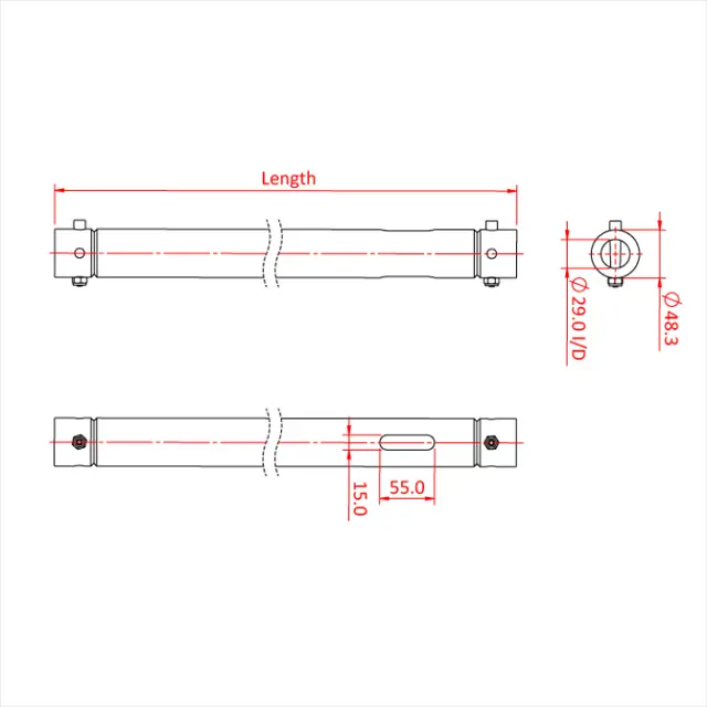 Doughty T45776 MRS Extension 250mm Black 