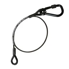 Doughty T45855 SAFETY BOND 4MM X 650 WITH MOVING LIGHT HOOK (36Kg) (Silver)