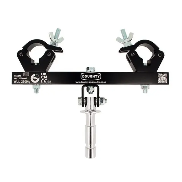 Doughty T55810 SOLID SWIVEL TRUSS ADAPTOR (Silver) (250Kg) 