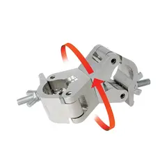 Doughty T57110 Cl. Swivel Coupler Doughty Clamp Swivel Coupler (Black)