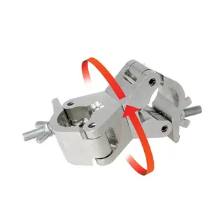 Doughty T57110 Cl. Swivel Coupler Doughty Clamp Swivel Coupler (Black)